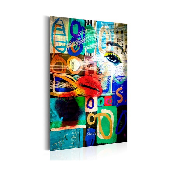 Obraz na metalowej płycie Bimago Kiss of Modernity 31x46 cm