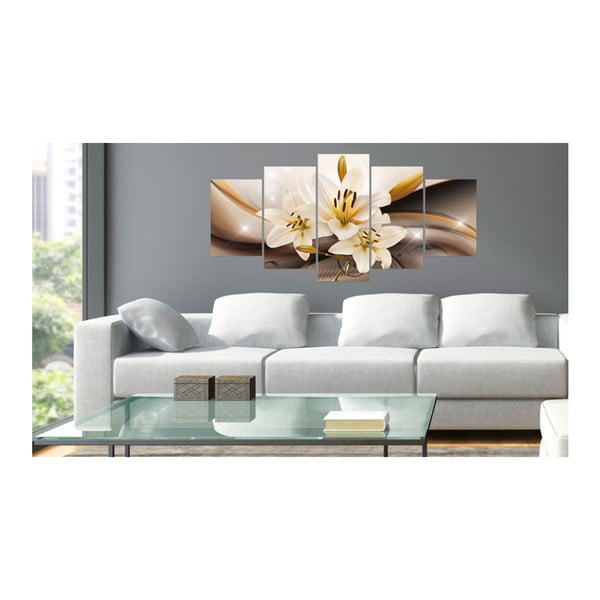 Obraz na płótnie Bimago Shiny Lily, 200x100 cm