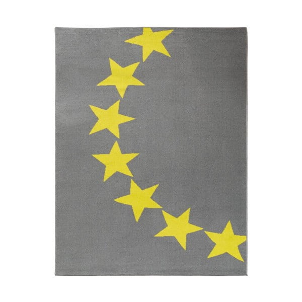 Szary dywan dziecięcy z szarymi elementami Hanse Home Star, 140x200 cm