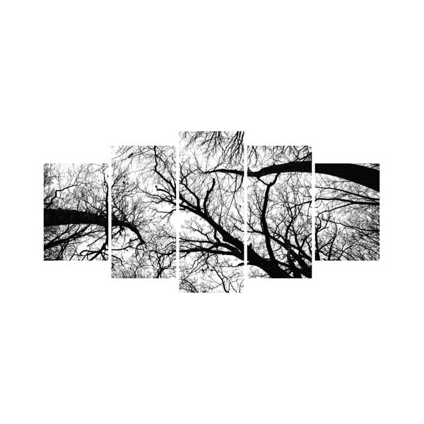 Wieloczęściowy obraz Black&White no. 95, 100x50 cm