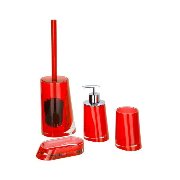 Czerwony kubek na szczoteczki do zębów Wenko Paradise Red-image-2