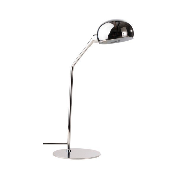 Stalowa lampa stołowa z elastyczną konstrukcją w kolorze srebra z połyskiem (wysokość 59 cm) Lincon – Jotex-image-3