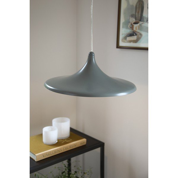 Szara metalowa lampa wisząca LED ze ściemniaczem ø37x13 cm Beam – Markslöjd-image-1
