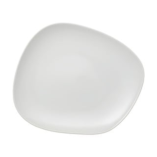 Biały porcelanowy talerz Villeroy & Boch Like Organic, 27 cm