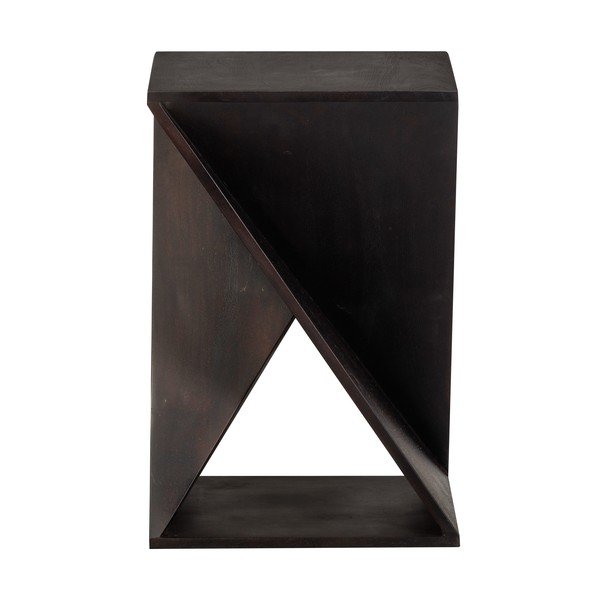 Stolik z litego drewna akacjowego 41x41 cm Ikem – WOOOD-image-2