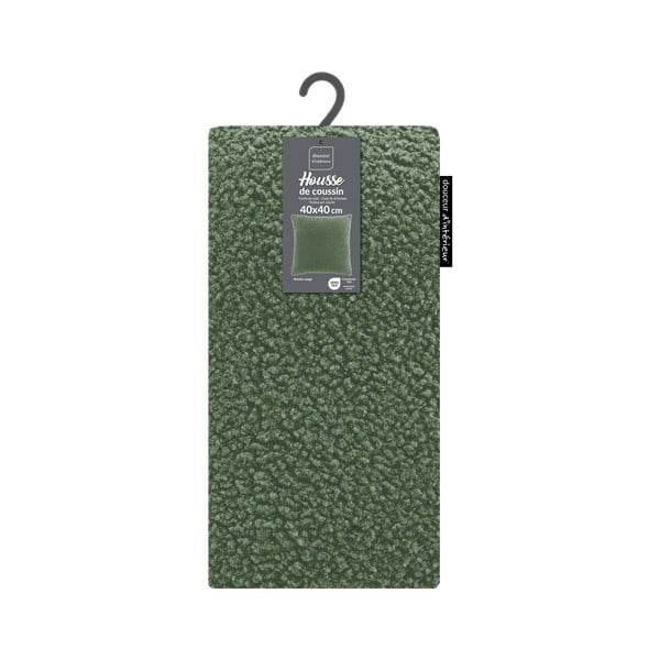 Poszewka na poduszkę z materiału sherpa 40x40 cm Woolen – douceur d'intérieur-image-3