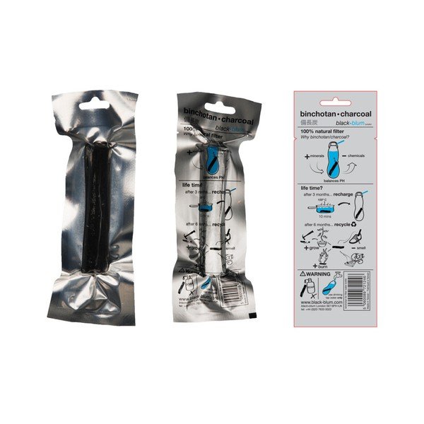 Czarna butelka filtrująca z aktywnym węglem Black + Blum Pure, 800 ml-image-3