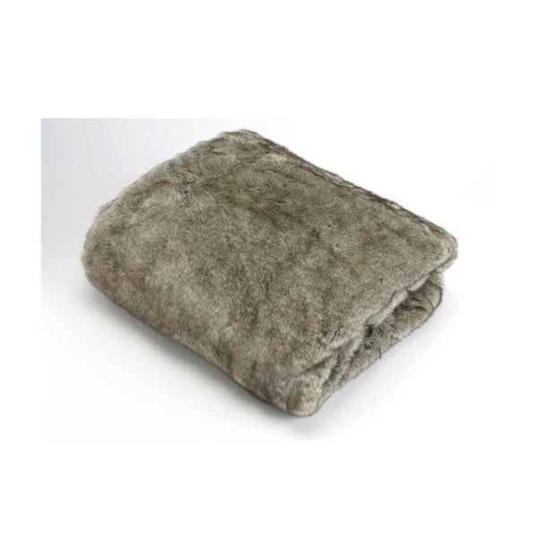 Koc Grey Fur, 170x130 cm