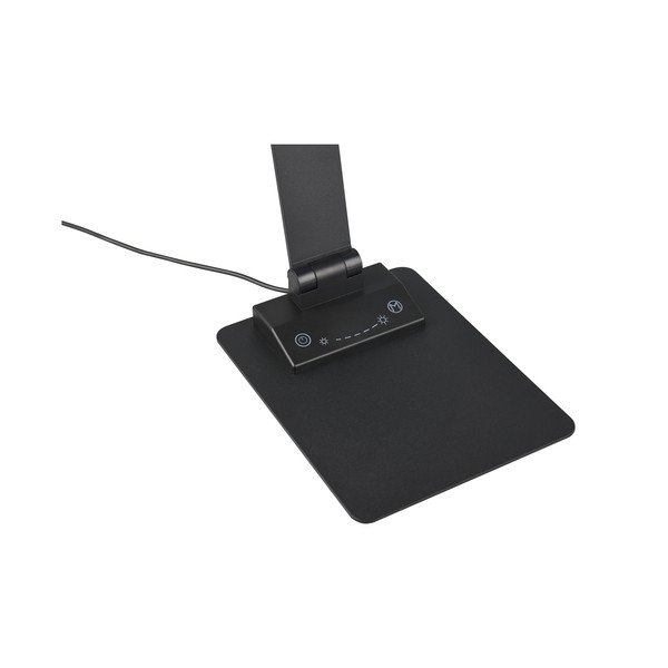 Czarna lampa stołowa LED ze ściemniaczem (wys. 72 cm) Travis – Trio-image-4