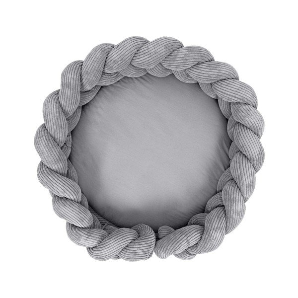 Szary kokon dla niemowląt 100x100 cm – Meowbaby