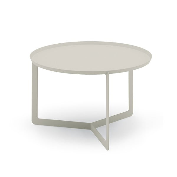 Kremowy stolik MEME Design Round, Ø 60 cm