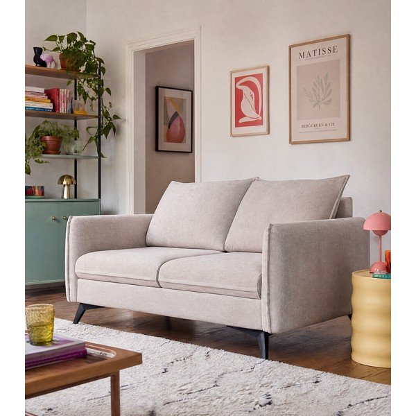 Beżowa sofa 138 cm Juli Bis – Ropez-image-1