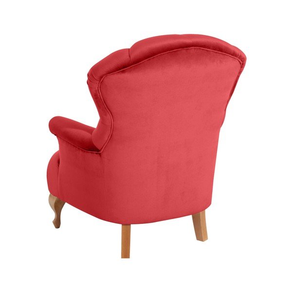 Czerwony fotel Max Winzer Camilla Velor-image-1