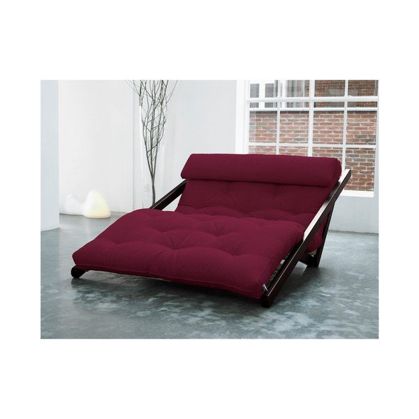 Szezlong Karup Figo, Wenge/Bordeaux, 120 cm-image-1