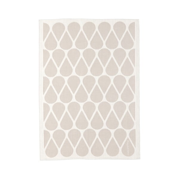 Ścierka z mieszanki lnu 46x66 cm Otis Mud – Pappelina