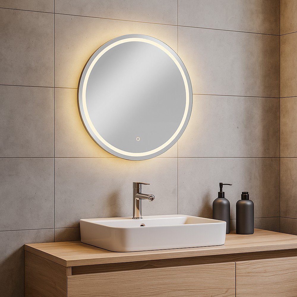 Lustro z oświetleniem ścienne ø 70 cm Celeste – Bonami Essentials (zdjęcie 3)