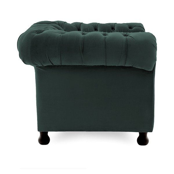 Ciemnozielona sofa Vivonita Chesterfield Petrol, 195 cm-image-4