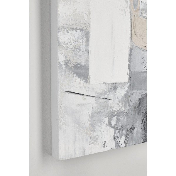 Obraz drukowany/z ręcznie malowanymi elementami na płótnie 80x80 cm Crown – Bizzotto-image-1