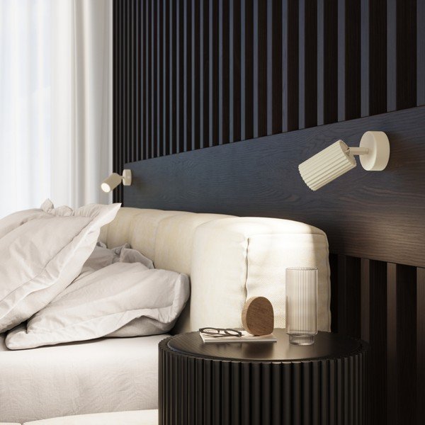 Kremowa lampa punktowa 8x16 cm Gleam – Sollux-image-3