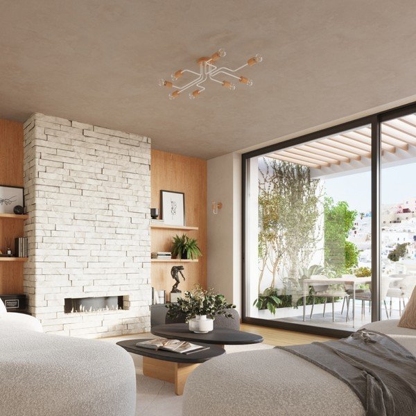 Lampa sufitowa w naturalnym kolorze 58x75 cm Dazzle – Sollux-image-4