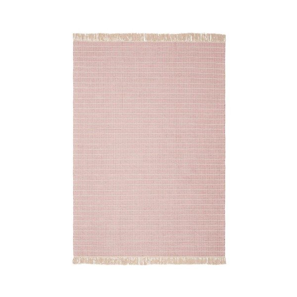 Różowy bawełniany chodnik tkany ręcznie 80x150 cm Irma – Jotex