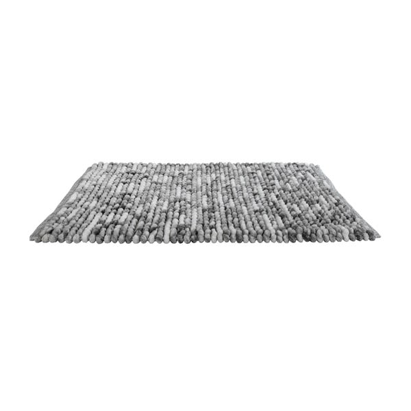 Szary dywanik łazienkowy Wenko Smooth Grey, 90x60 cm