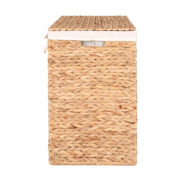 Kosz na pranie z hiacyntu wodnego w naturalnym kolorze Passo – House Nordic-image-4
