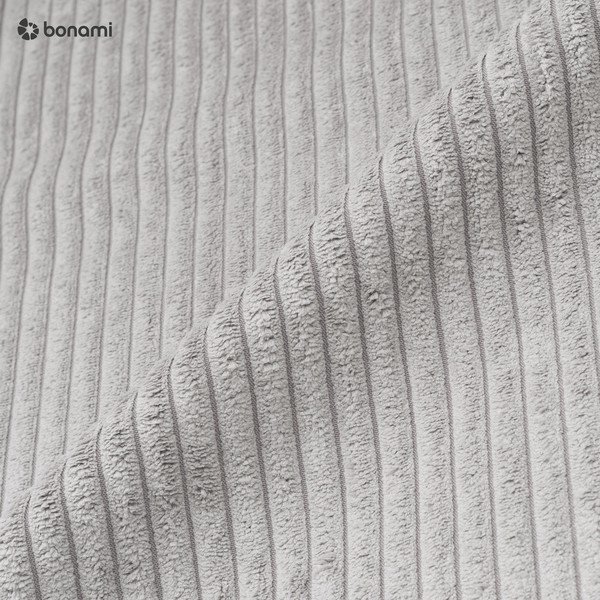 Jasnoszary sztruksowy narożnik (lewostronny/w kształcie litery U) Ariella – Ropez-image-4