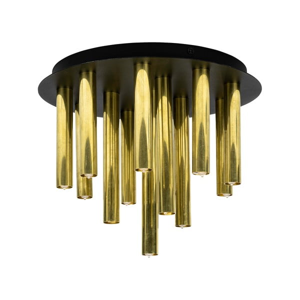 Lampa sufitowa z metalowym kloszem w kolorze czarno-złotym 35x29 cm Gocce – Markslöjd