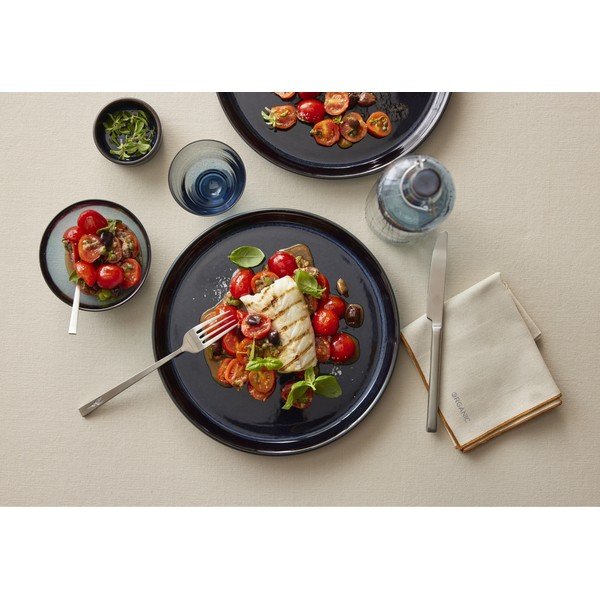 Stalowe sztućce w kolorze matowego srebra 16 szt.  – Bitz-image-1