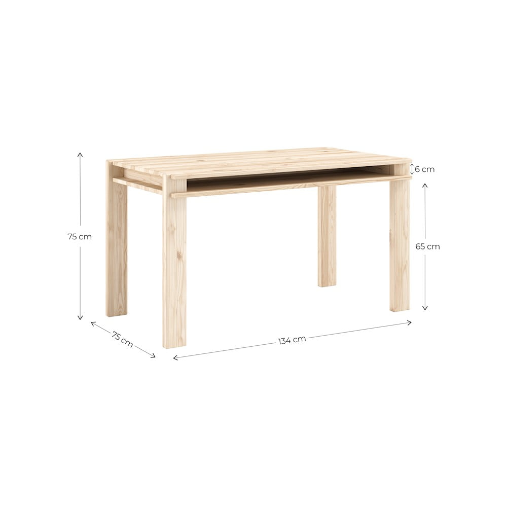 Stół z litego drewna sosnowego 75x134 cm Tuck – Karup Design (zdjęcie 4)