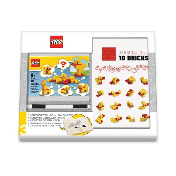 Zestaw notatnika, długopisu i zabawki LEGO® Stationery Classic Ducks-image-1