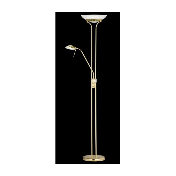 Lampa stojąca LED ze ściemniaczem w kolorze złota (wysokość 182 cm) Pool – Fischer & Honsel-image-1