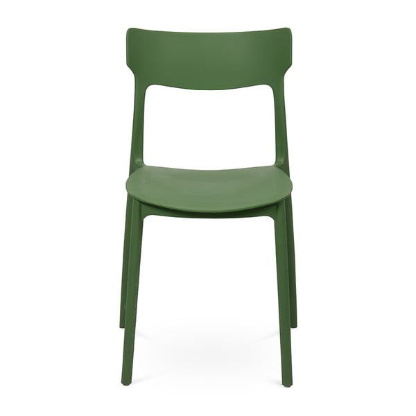 Zielone plastikowe krzesło ogrodowe Biá – Bonami Essentials-image-2