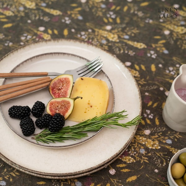 Lniana mata stołowa 35x45 cm Woodland – Linen Tales-image-1