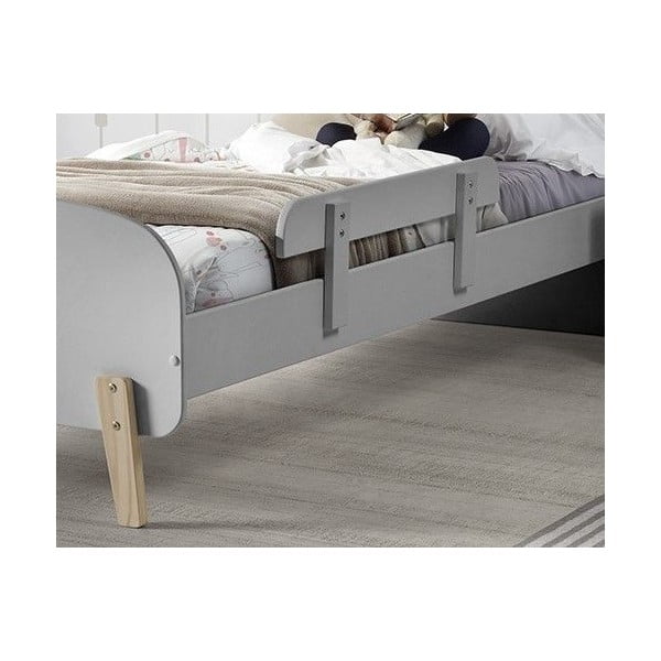 Szara barierka do łóżka Vipack Kiddy-image-1