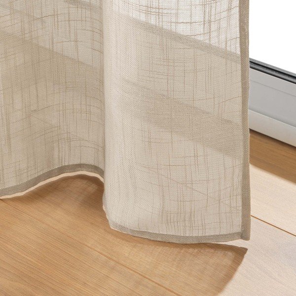 Brązowa firanka 140x280 cm Haltona – douceur d'intérieur-image-3