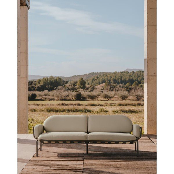 Jasnoszara sofa ogrodowa Joncols – Kave Home-image-1