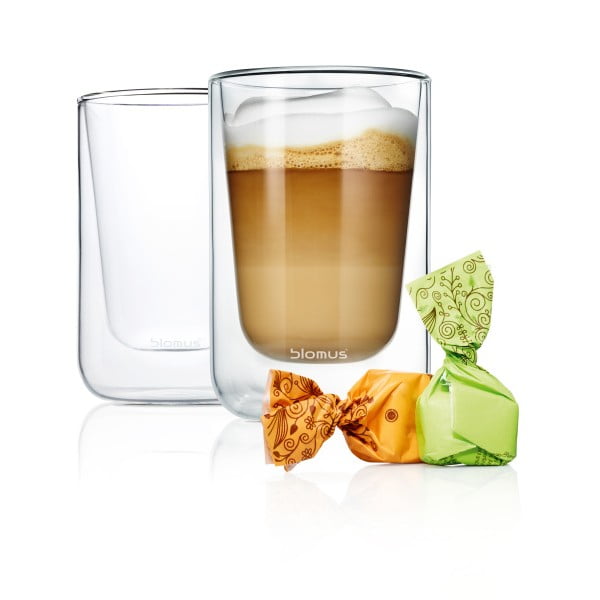 Szklanki z podwójną ścianką zestaw 2 szt. 250 ml Nero – Blomus-image-2