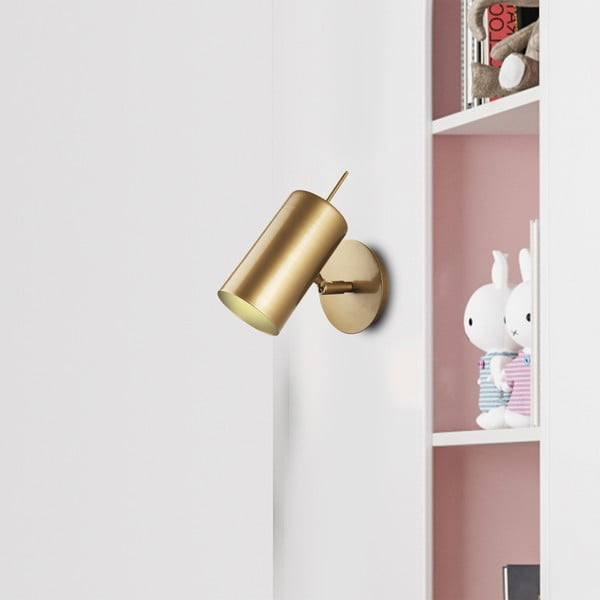 Kinkiet w kolorze złota Squid Lighting Geo, wys. 23 cm-image-3