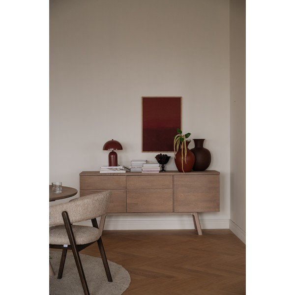 Komoda z litego drewna dębowego w naturalnym kolorze 170x77x42 cm Cleardale – Rowico-image-3