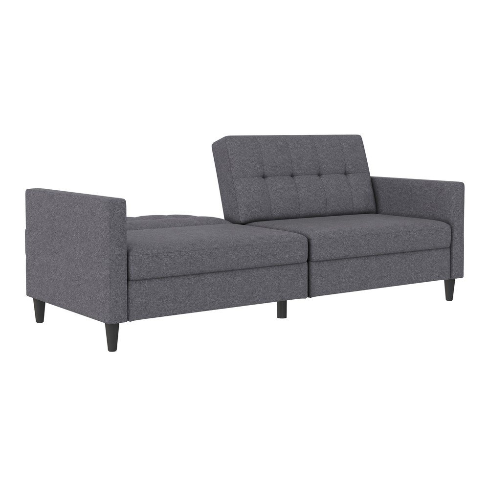 Szara rozkładana sofa 203 cm Hartford – Støraa (zdjęcie 10)