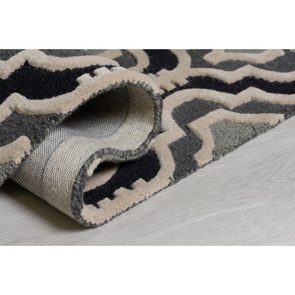 Szary wełniany dywan 290x200 cm Moorish Amira – Flair Rugs-image-2