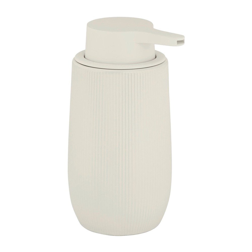 Kremowy plastikowy dozownik do mydła 400 ml Fablo – Wenko