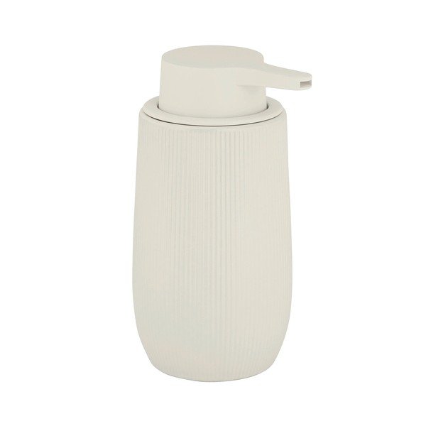 Kremowy plastikowy dozownik do mydła 400 ml Fablo – Wenko