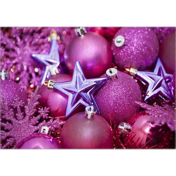 Dywan Vitaus Christmas Period Purple Deco, 50x80 cm