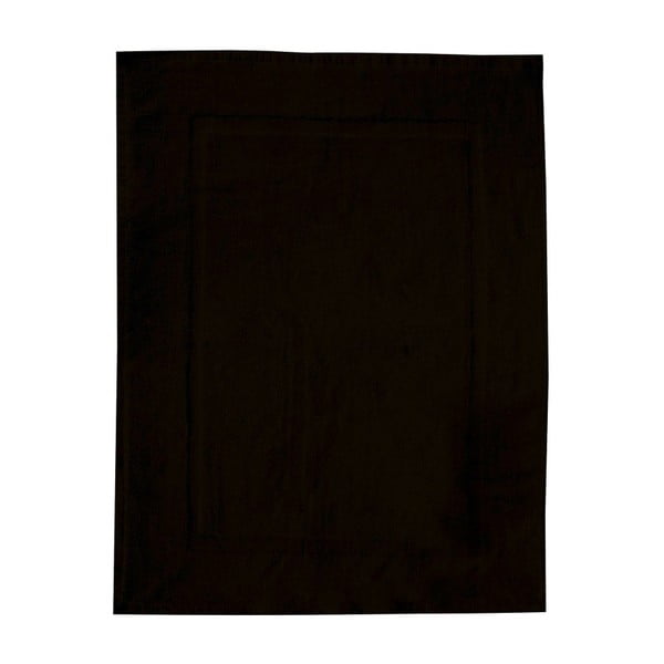 Czarny bawełniany dywanik łazienkowy Wenko, 50x70 cm