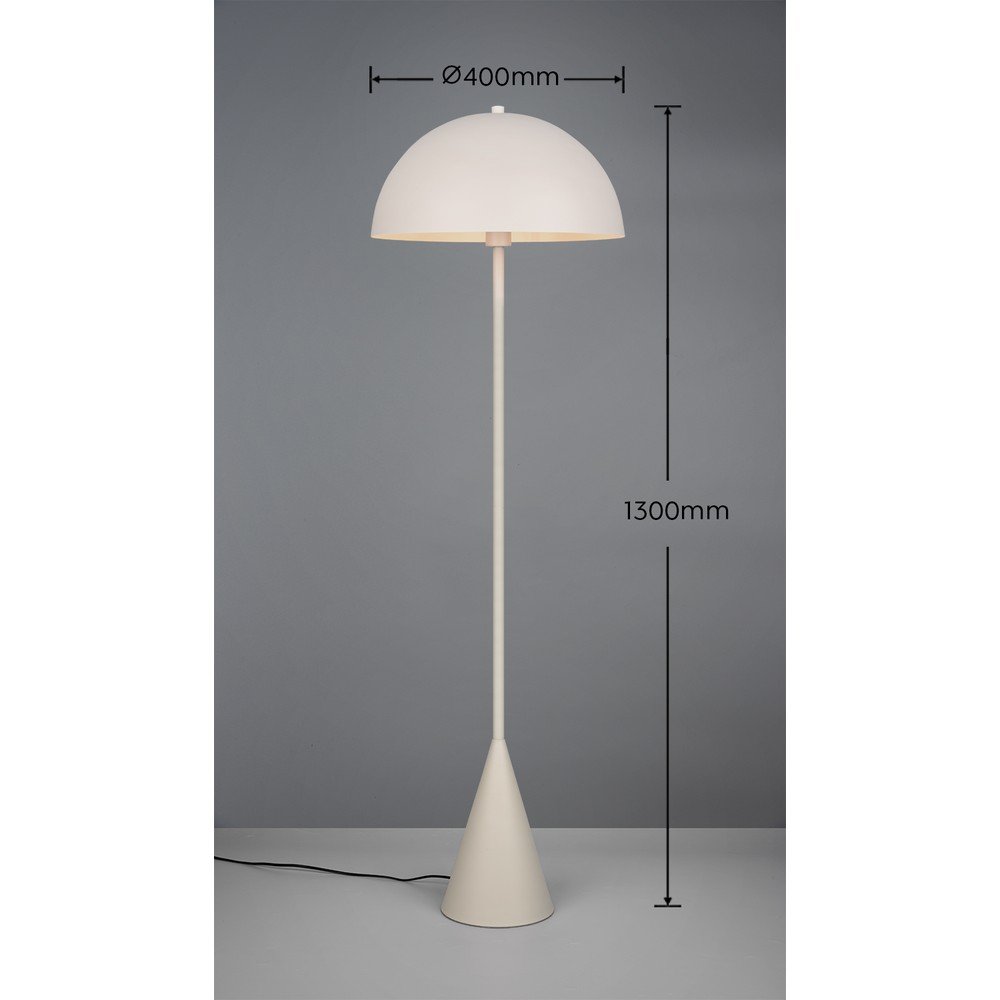 Biała lampa stojąca (wysokość 130 cm) Alfie – Trio (zdjęcie 5)