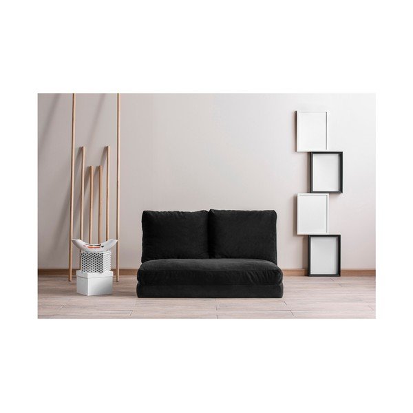 Czarna rozkładana sofa 120 cm Taida – Balcab Home-image-1