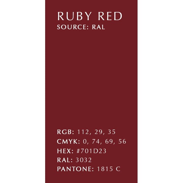 Czerwona lampa wisząca LED z metalowym kloszem ø 43 cm Asteria Medium – UMAGE-image-3